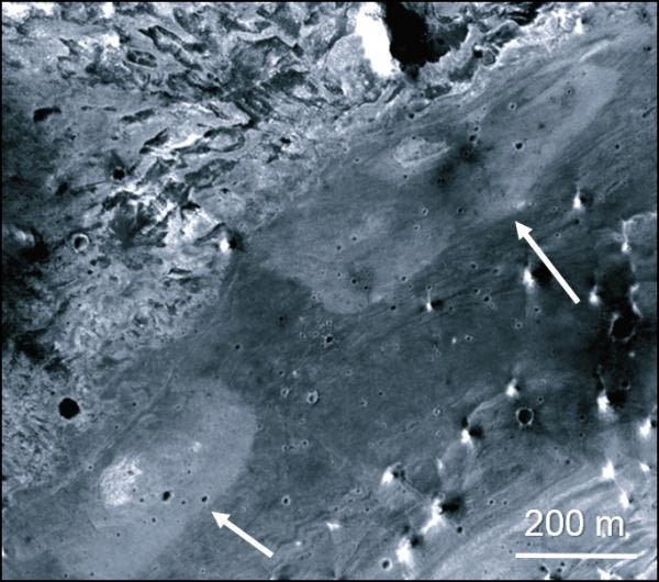 Mögliche heiße Quellen im Vernal-Einschlagkrater auf dem Mars