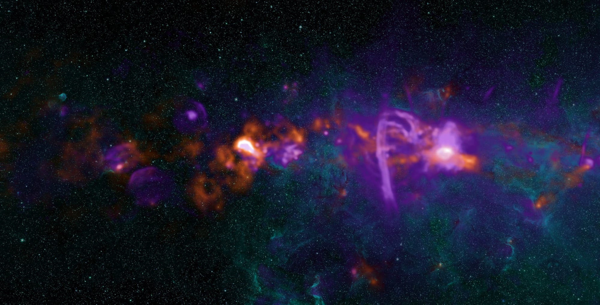 Galaktisches Zentrum mit Sagittarius A*