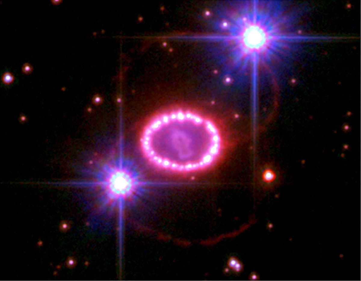 Supernova 1987A im Dezember 2006