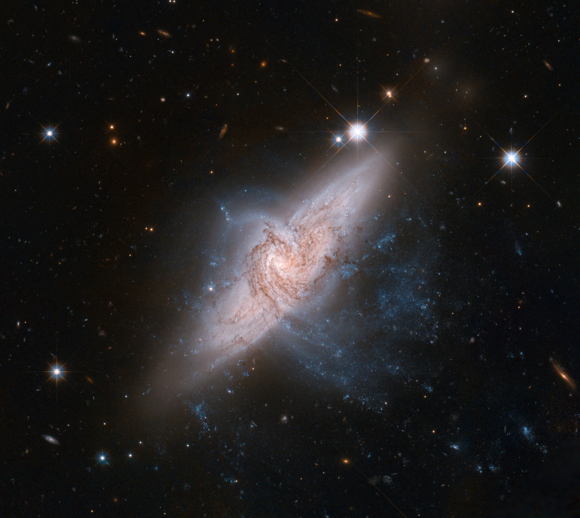 Das Galaxienpaar NGC 3314