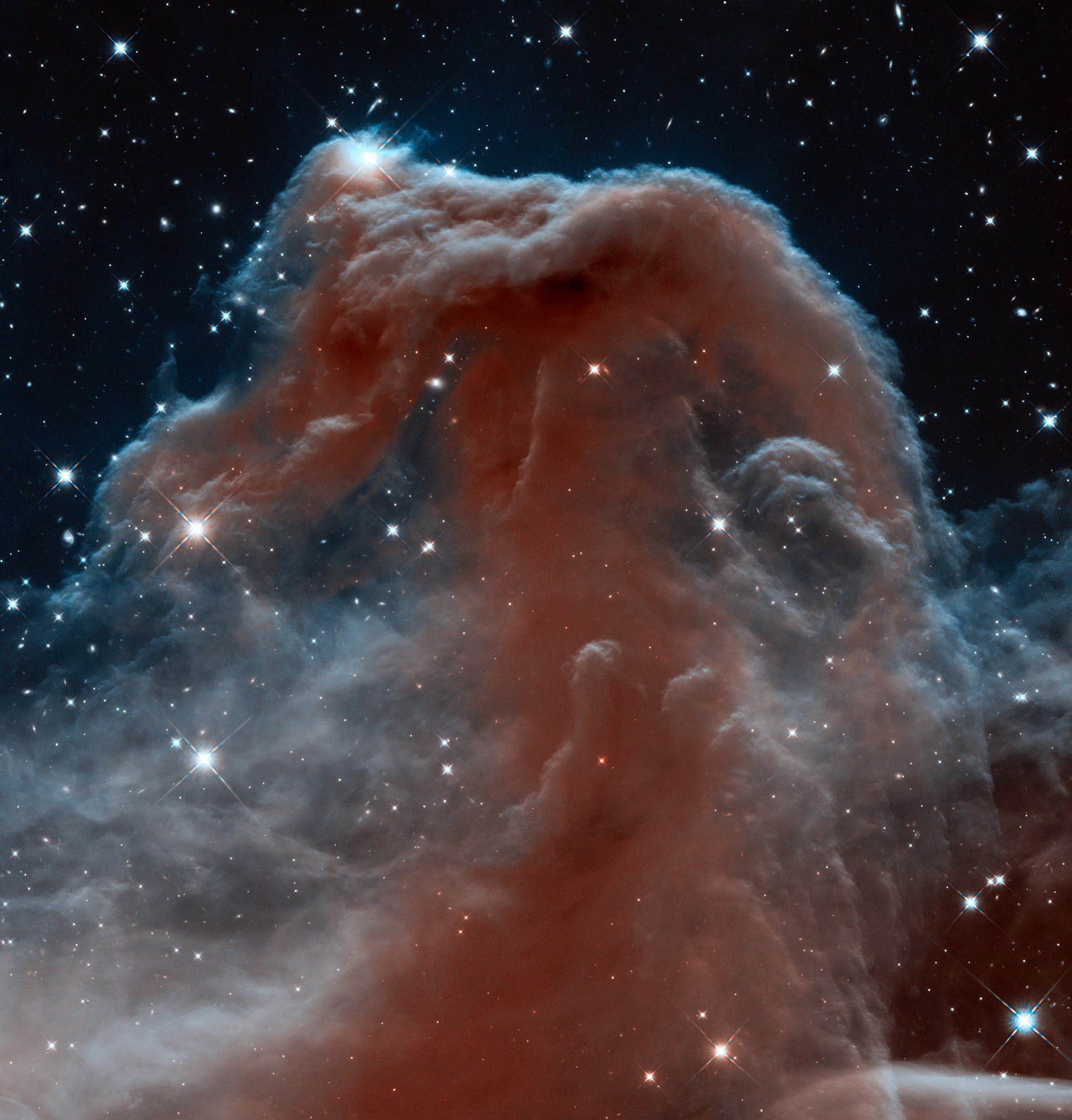 Der Pferdekopfnebel Barnard 33 im nahen Infrarot