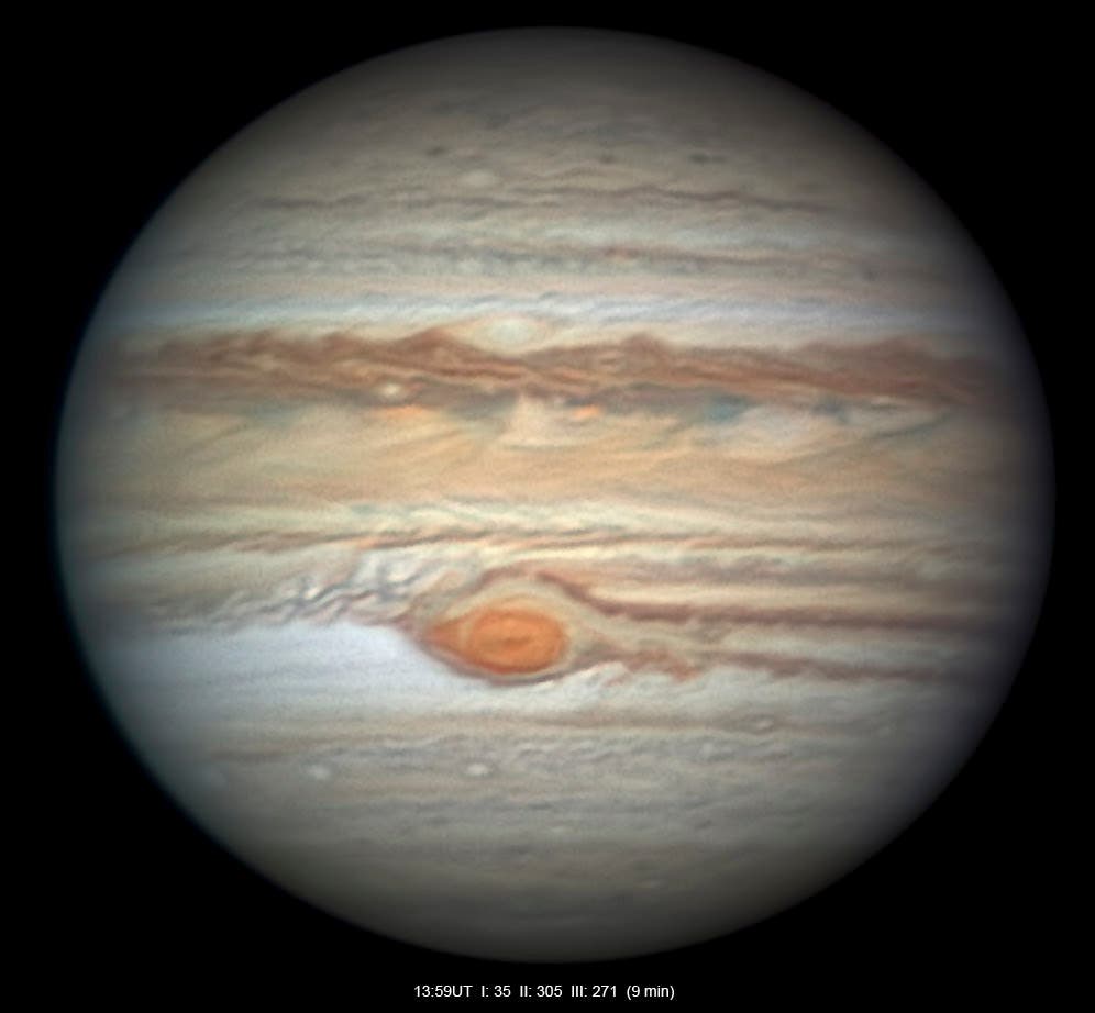 Das »blutende Auge« des Jupiters