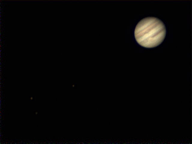Jupiter im Fernrohr