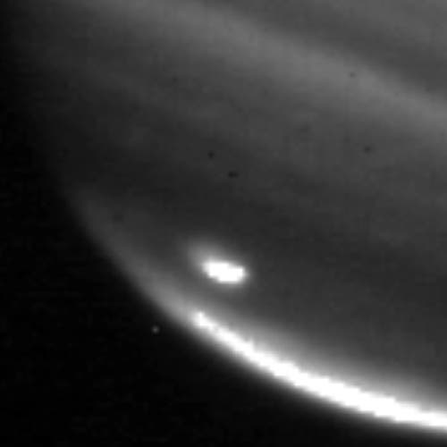 Infrarotaufnahme des Jupitereinschlags 2009