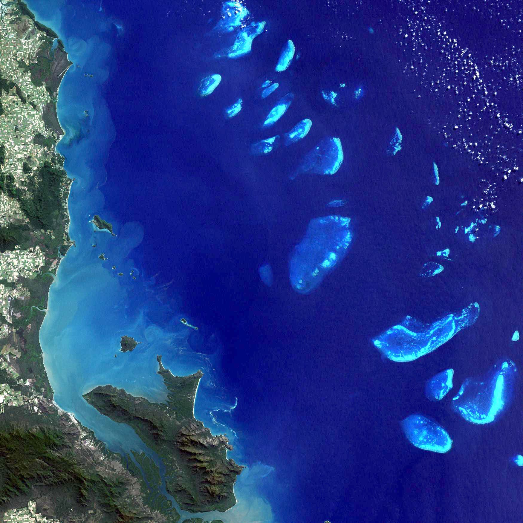 Great Barrier Reef aus dem All