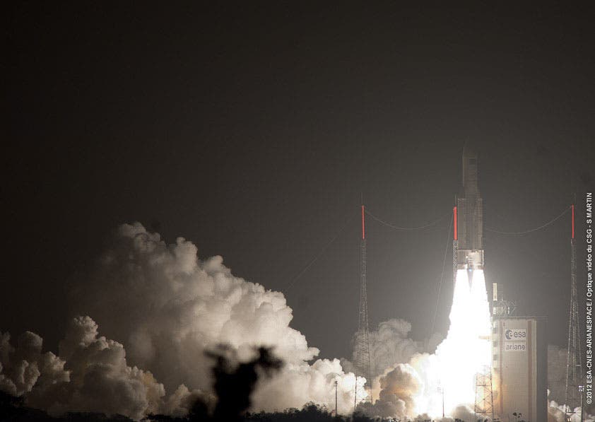 Start der Ariane 5 mit dem ATV-3