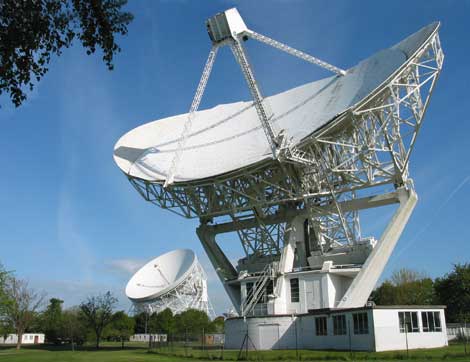 Mark II und das Lovell-Radioteleskop