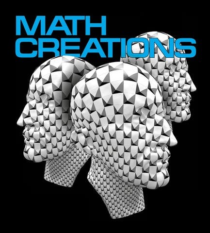 Poster für den Wettbewerb "Math creations"