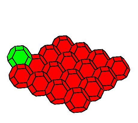 Raumfüllung mit Oktaederstümpfen (466 Kilobyte)