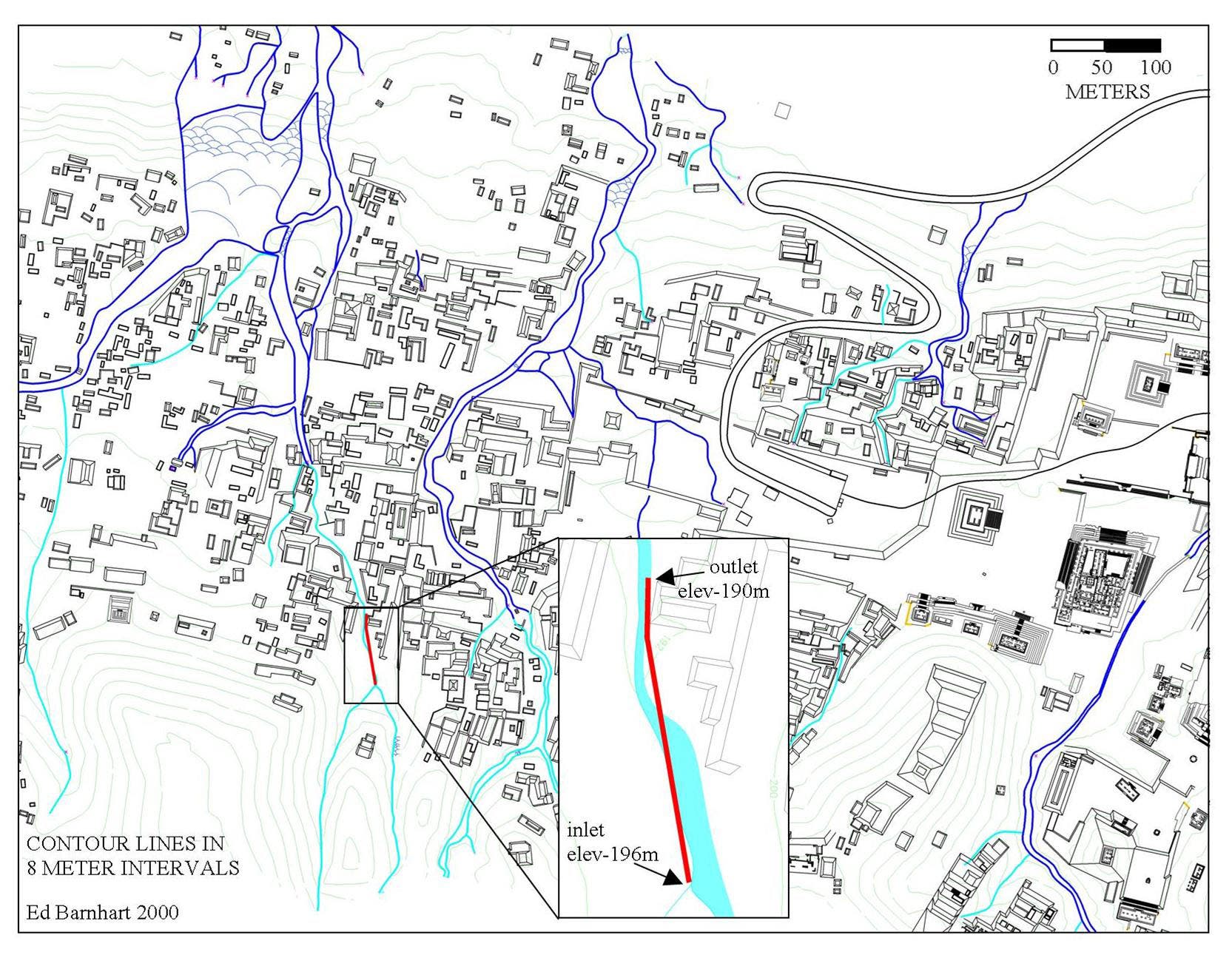 Stadplan von Palenque