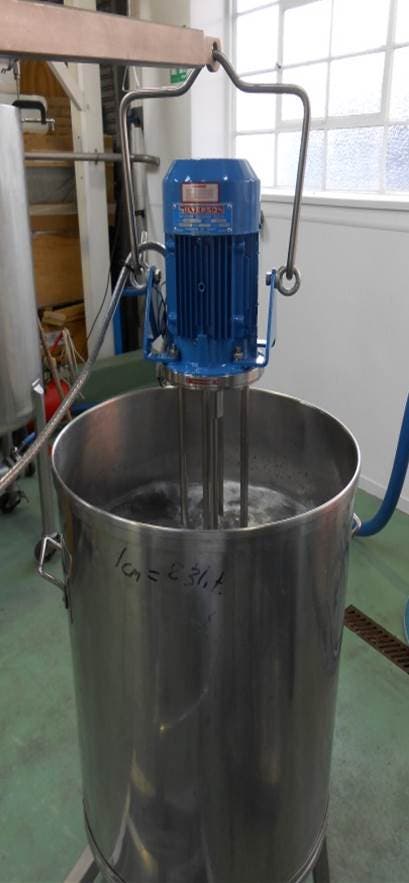 Industriemixer mit 100 Litern Volumen