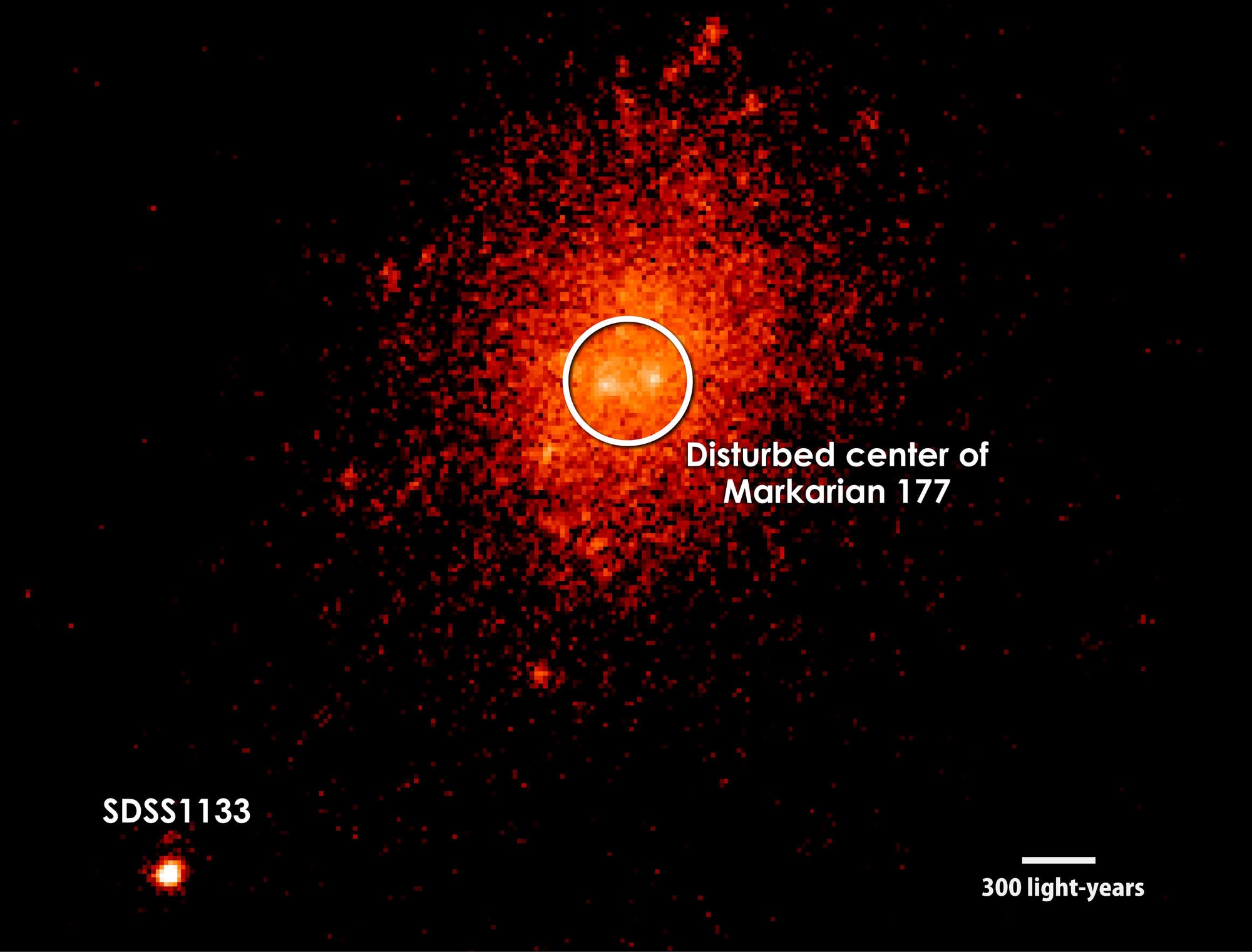 Rätselhafte Strahlungsquelle SDSS1133
