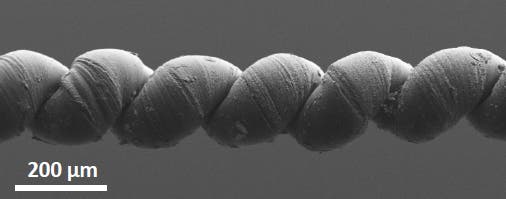 Garn aus verdrillten Nanoröhrchen 
