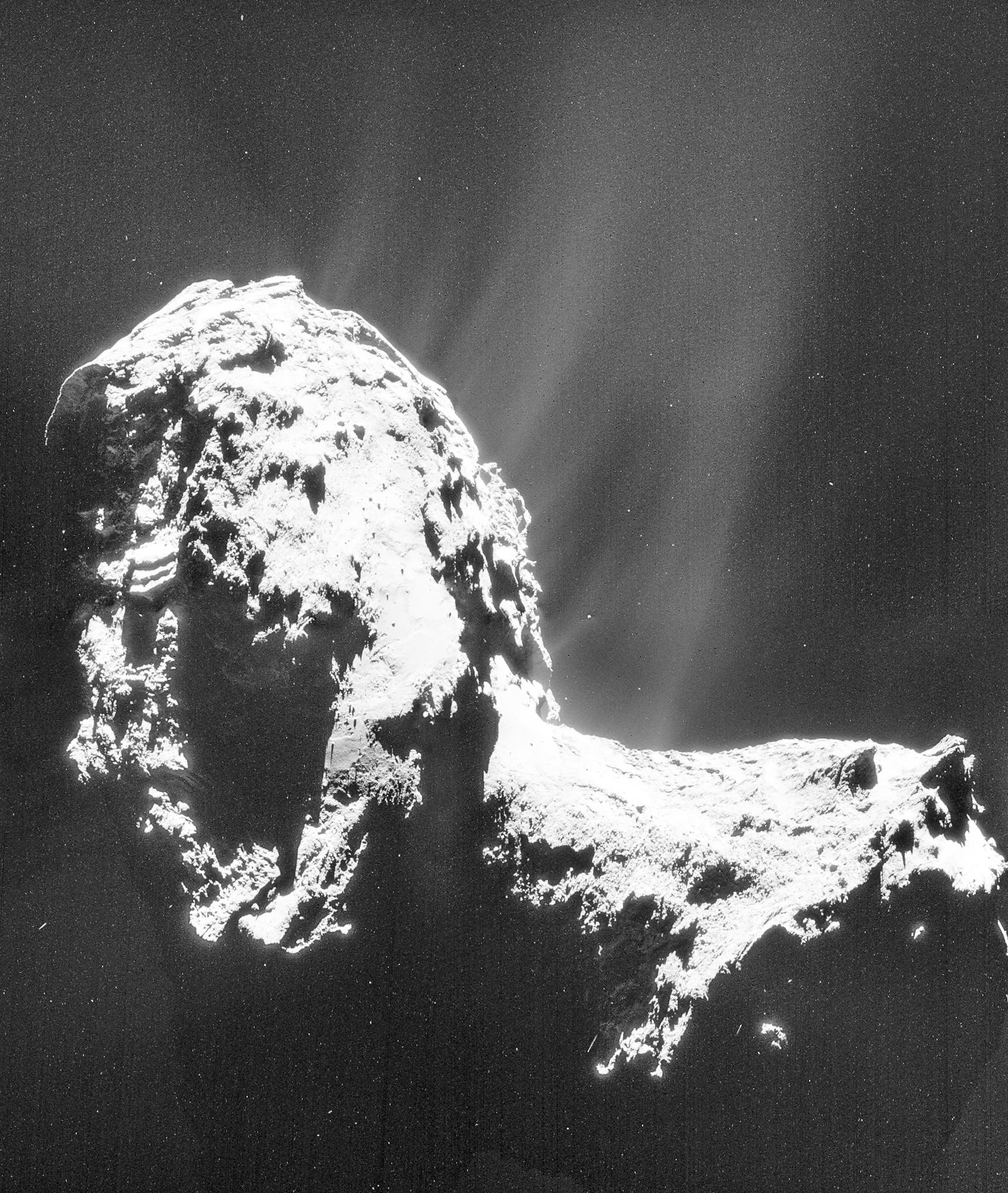 Komet 67P am 20. November 2014 (NavCam-Aufnahme) II
