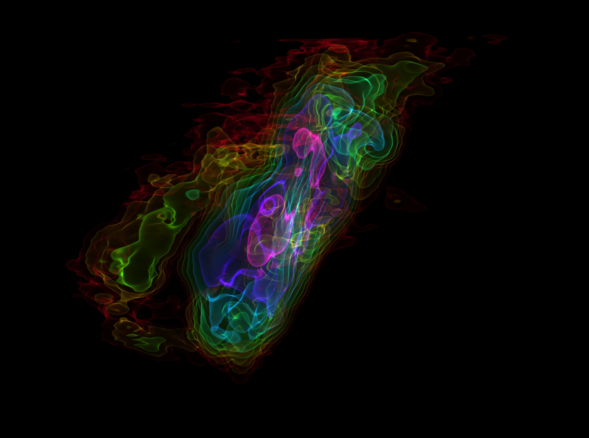 ALMA-Aufnahme der Galaxie NGC 253