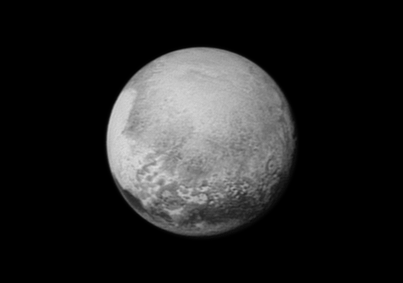 Plutos Herz kommt wieder in Sicht