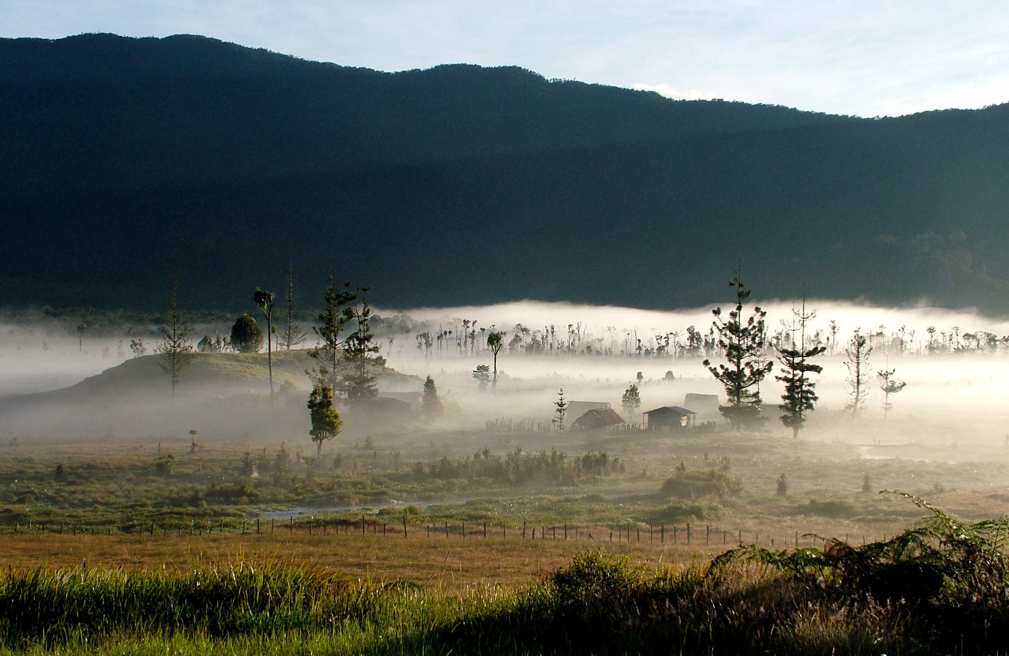 Das Ivane-Tal im Morgendunst