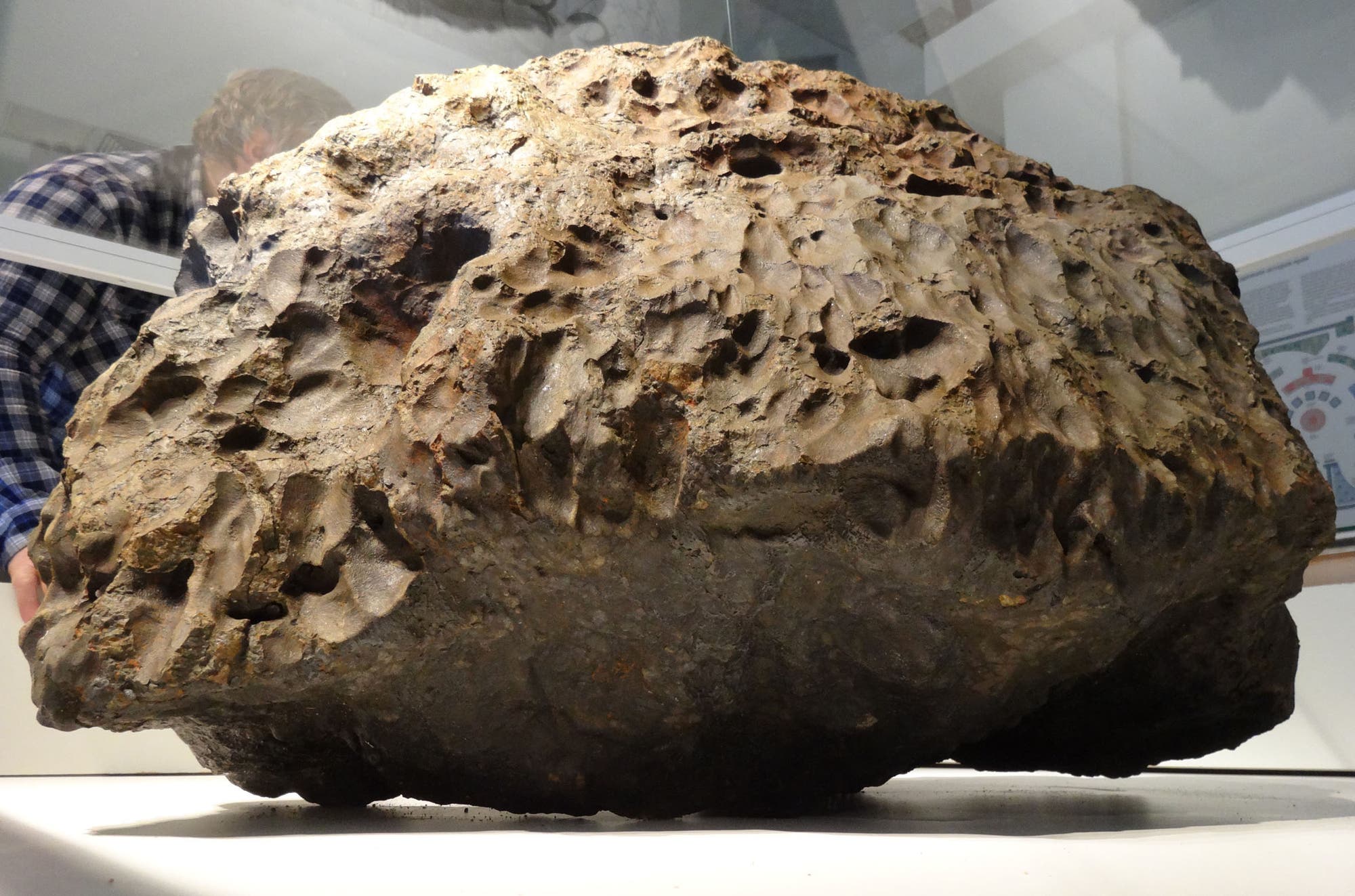 Das größte Fragment des Meteoriten von Tscheljabinsk