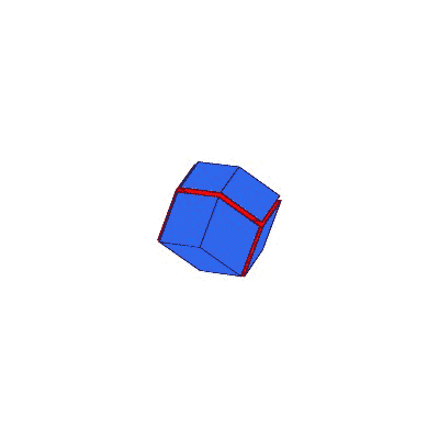 Die Zersägung des Rhomben- dodekaeders