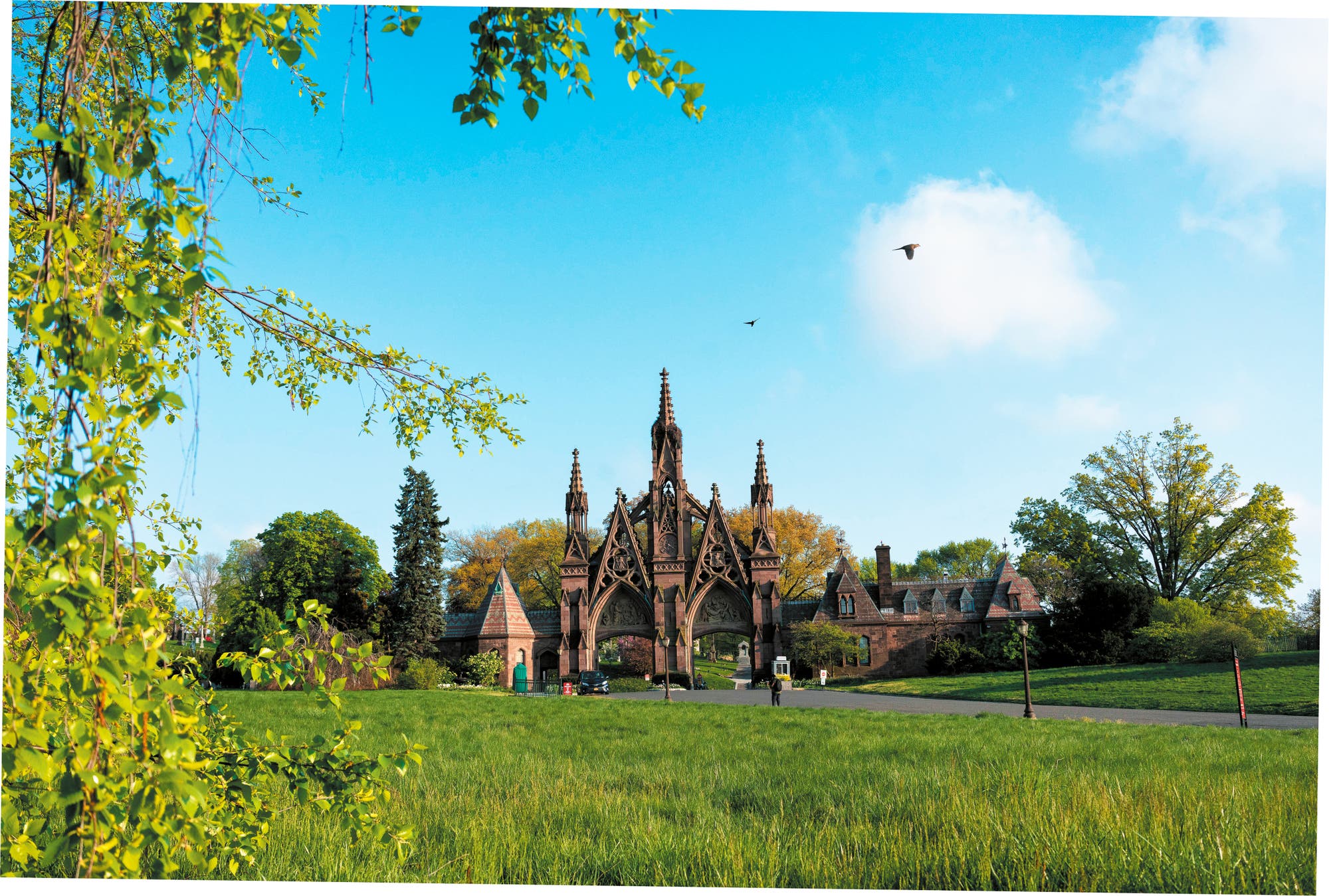 Eingangstor des Green-Wood Cemetery in New York