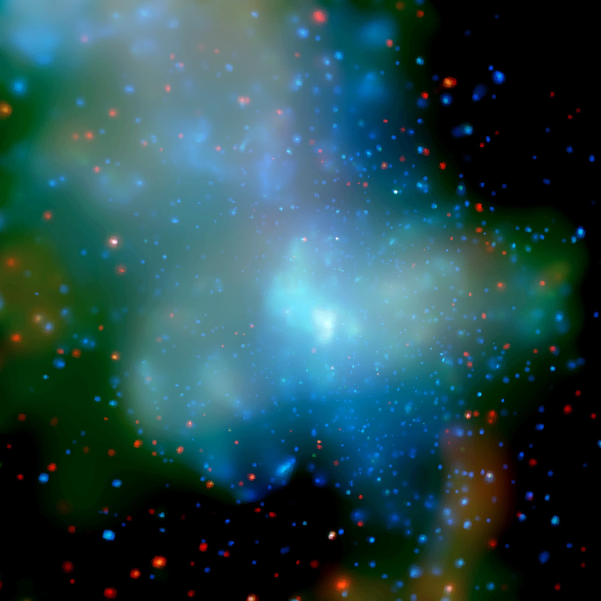 Heißes Gas im galaktischen Zentrum