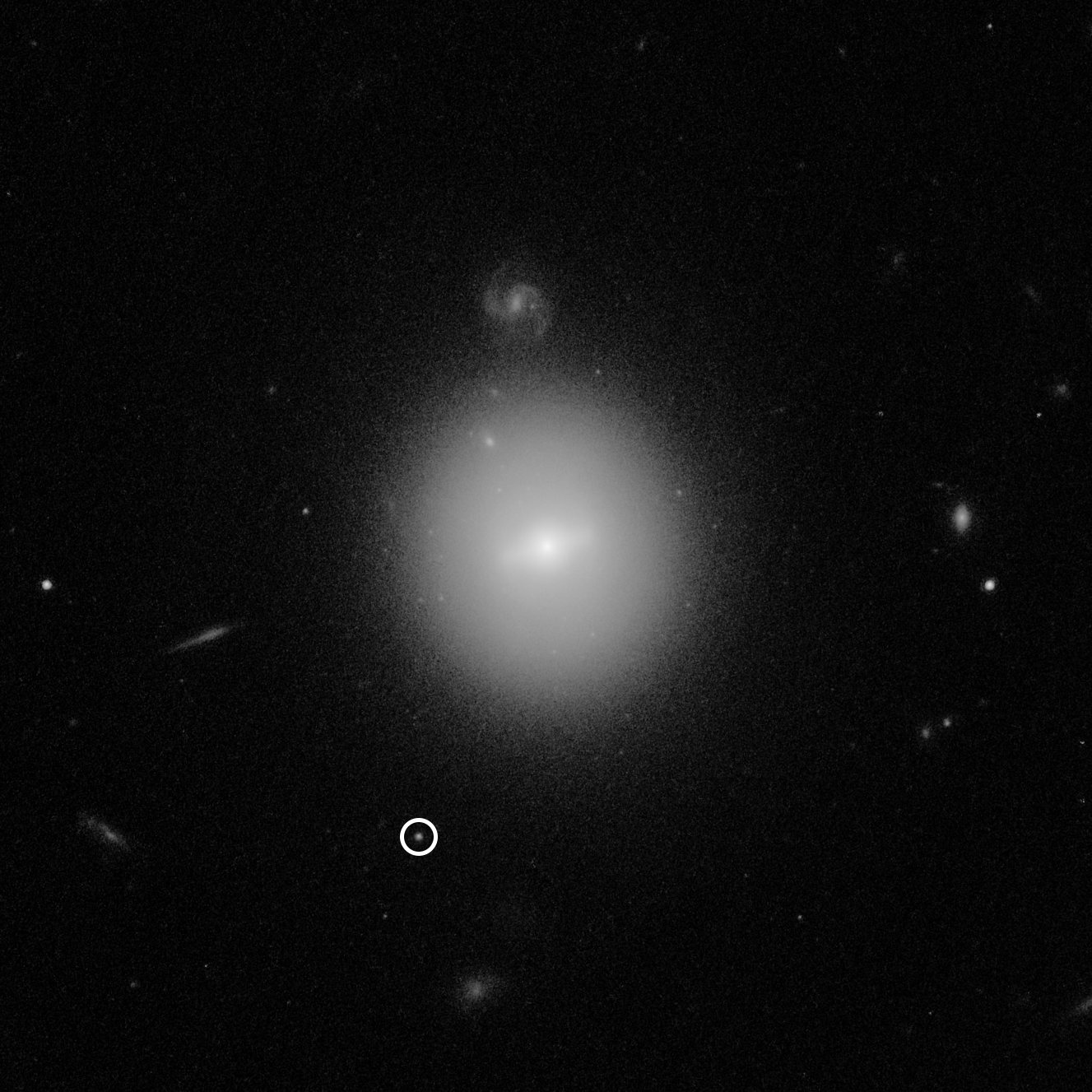 Hubble-Bild der Röntgenquelle