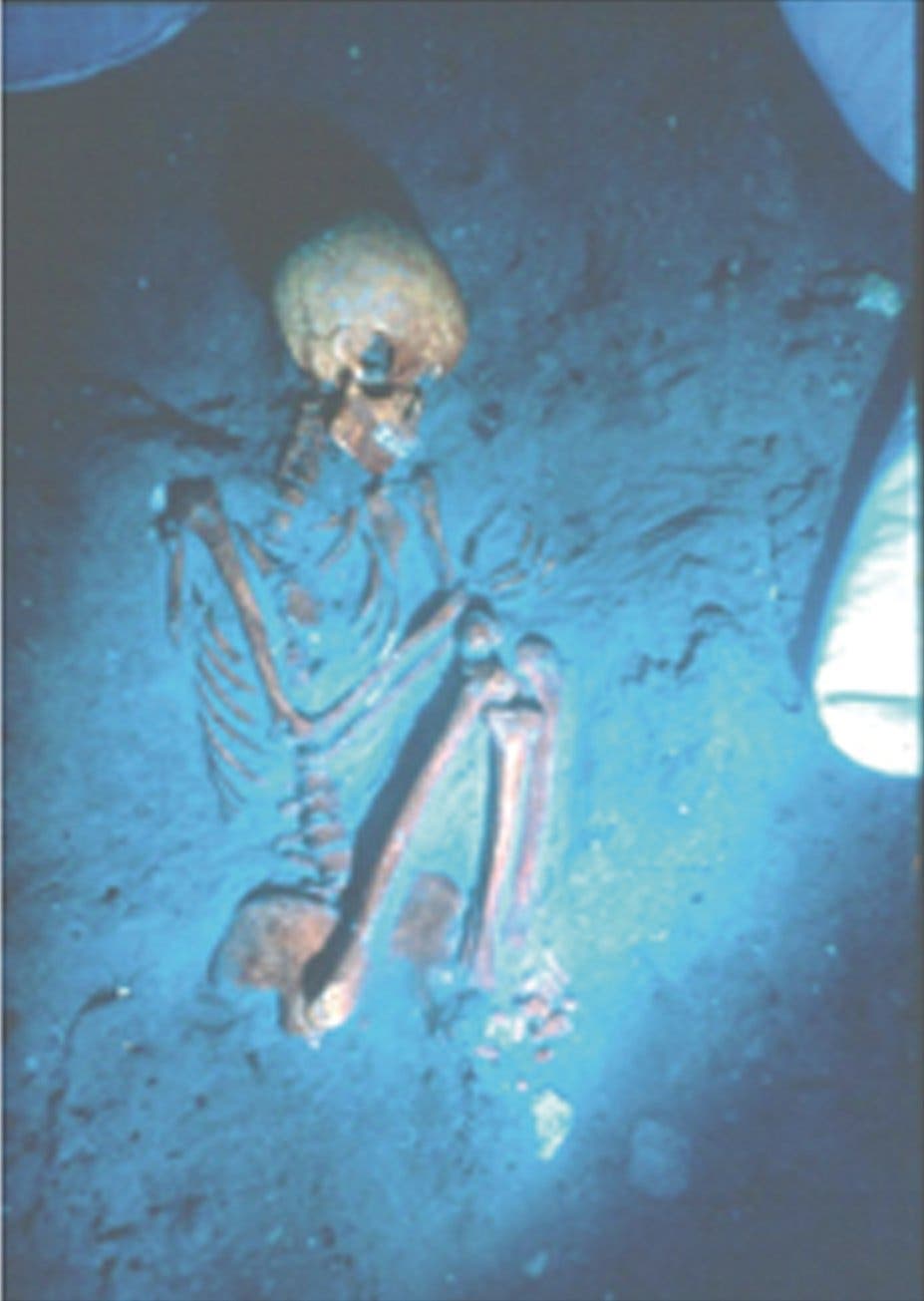 9000 Jahre altes Skelett