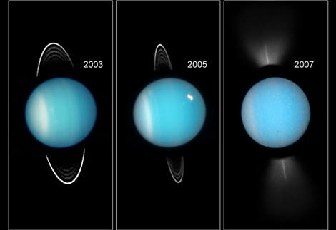 Uranus und seine Ringe