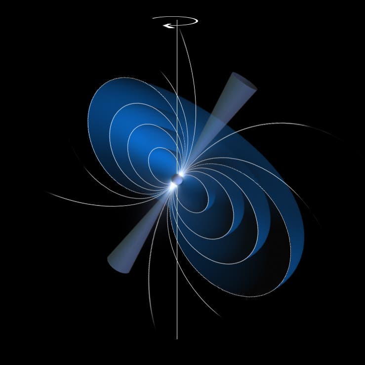 Magnetfeld eines Neutronensterns II