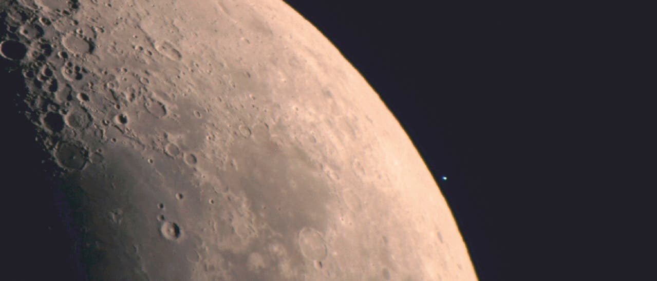 Sternbedeckung durch den Mond, Beispiel Regulus