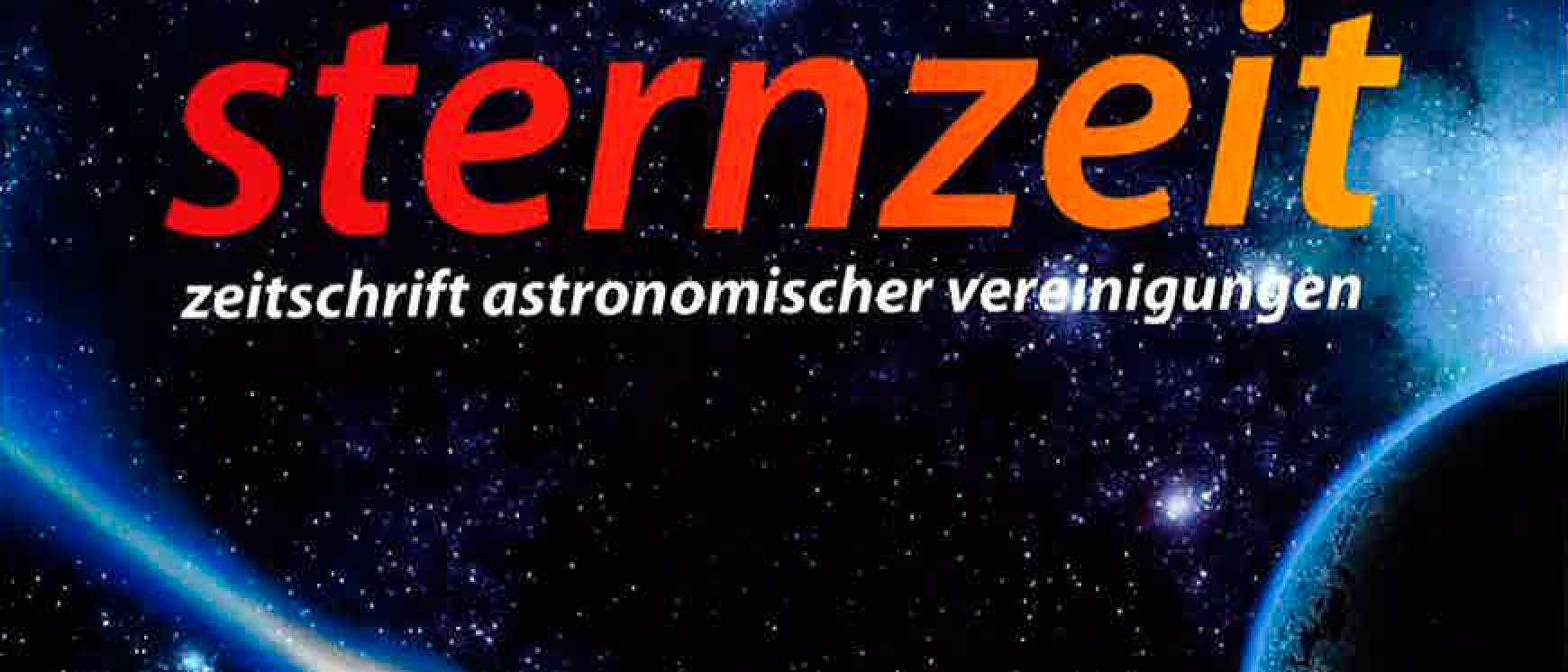 Titelzeile der Zeitschrift Sternzeit