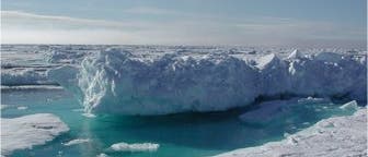 Eislandschaft vor Grönland