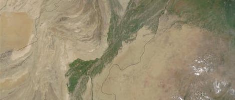 Der Indus aus dem All