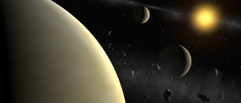 Exoplanetenfantasie um HD 69830