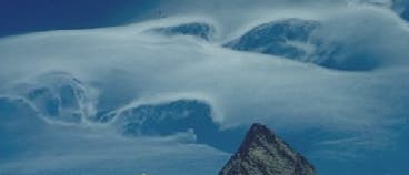 Föhnwolken über dem Jungfraugebiet
