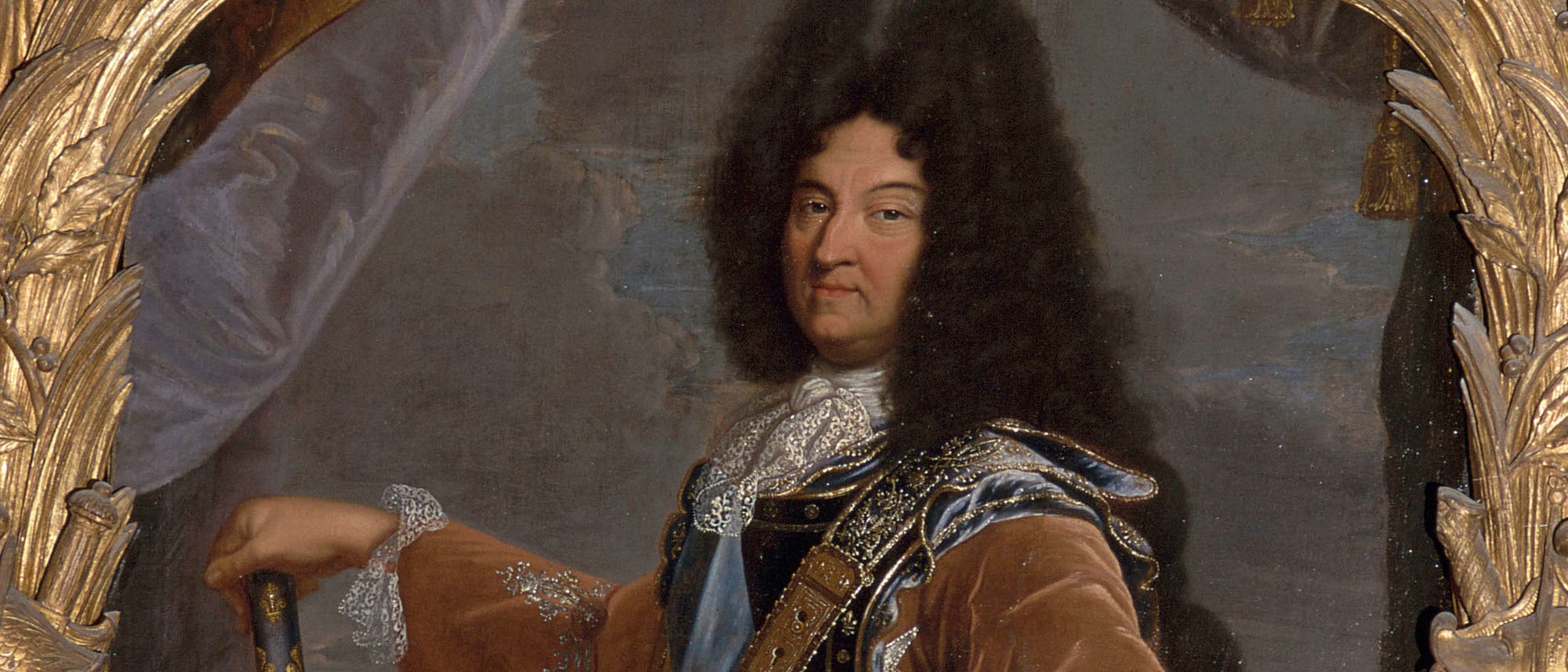 Porträt von Ludwig XIV., gemalt von Hyacinthe Rigaud (1659–1743).