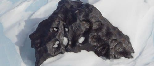 Eisenmeteorit in der Antarktis