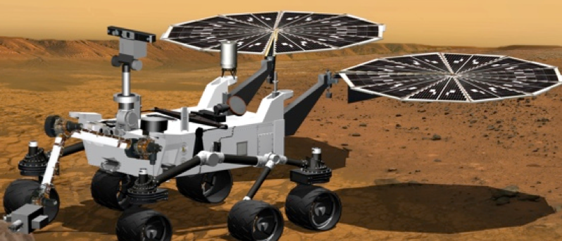 Konzeptstudie für einen neuen NASA-Marsrover auf der Basis von Curiosity.