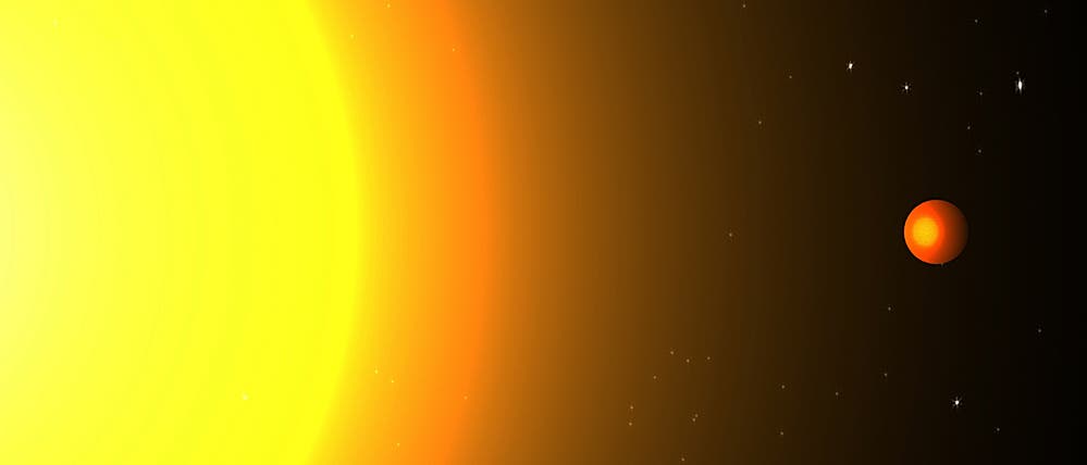 Der Exoplanet Kepler 78b (künstlerische Darstellung)