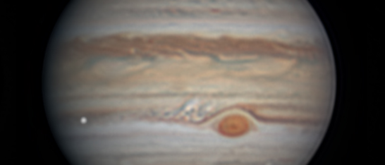 Jupiter-Einschlagblitz am 7. August 2019 4:10 UTC.