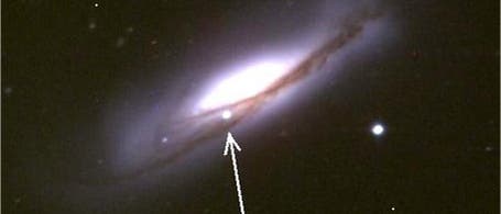 Supernova 2002bo in der Galaxie NGC 3190 