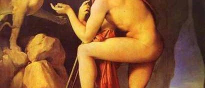 Jean-Auguste-Dominique Ingre - Ödipus und die Sphinx