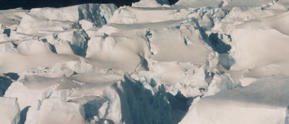 Gletschereis in der Antarktis