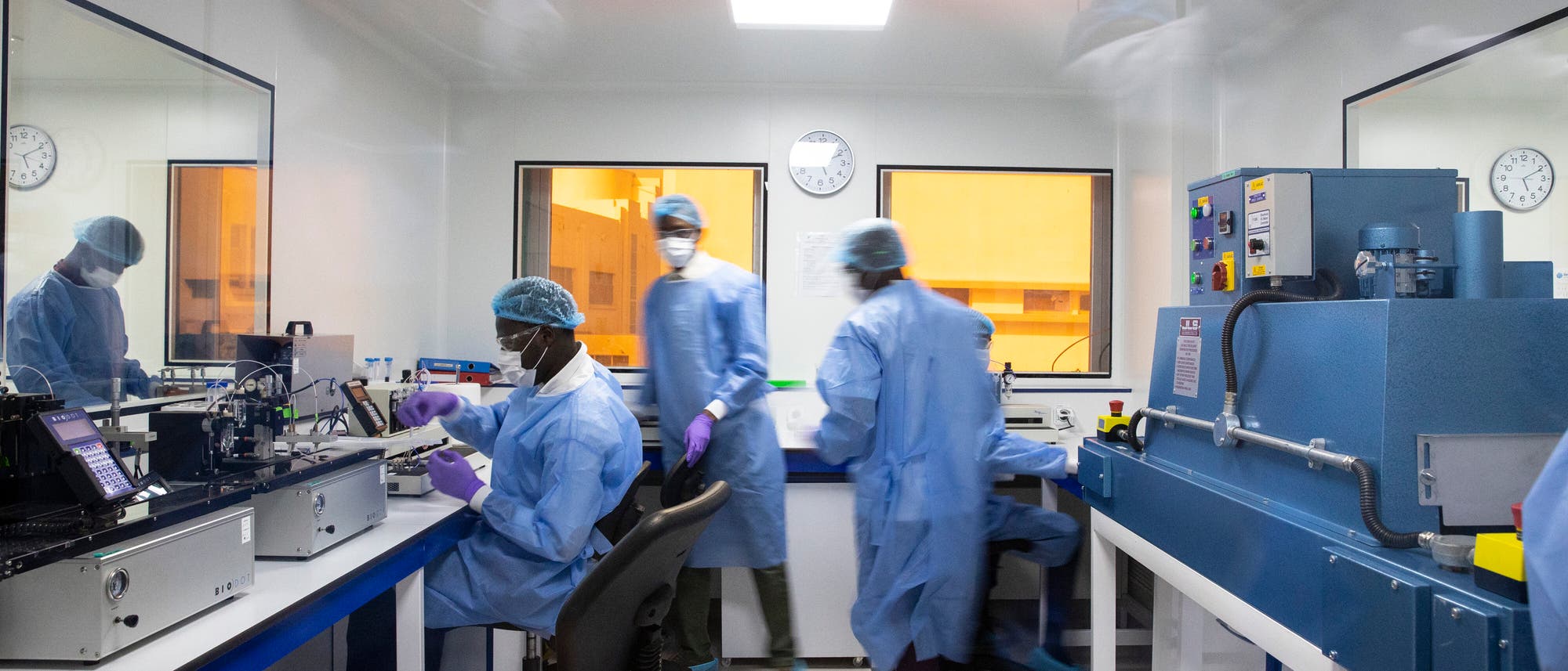 Produktion von Antigen Tests im Institut Pasteur fuer den Senegal, Dakar, 17.06.2021.