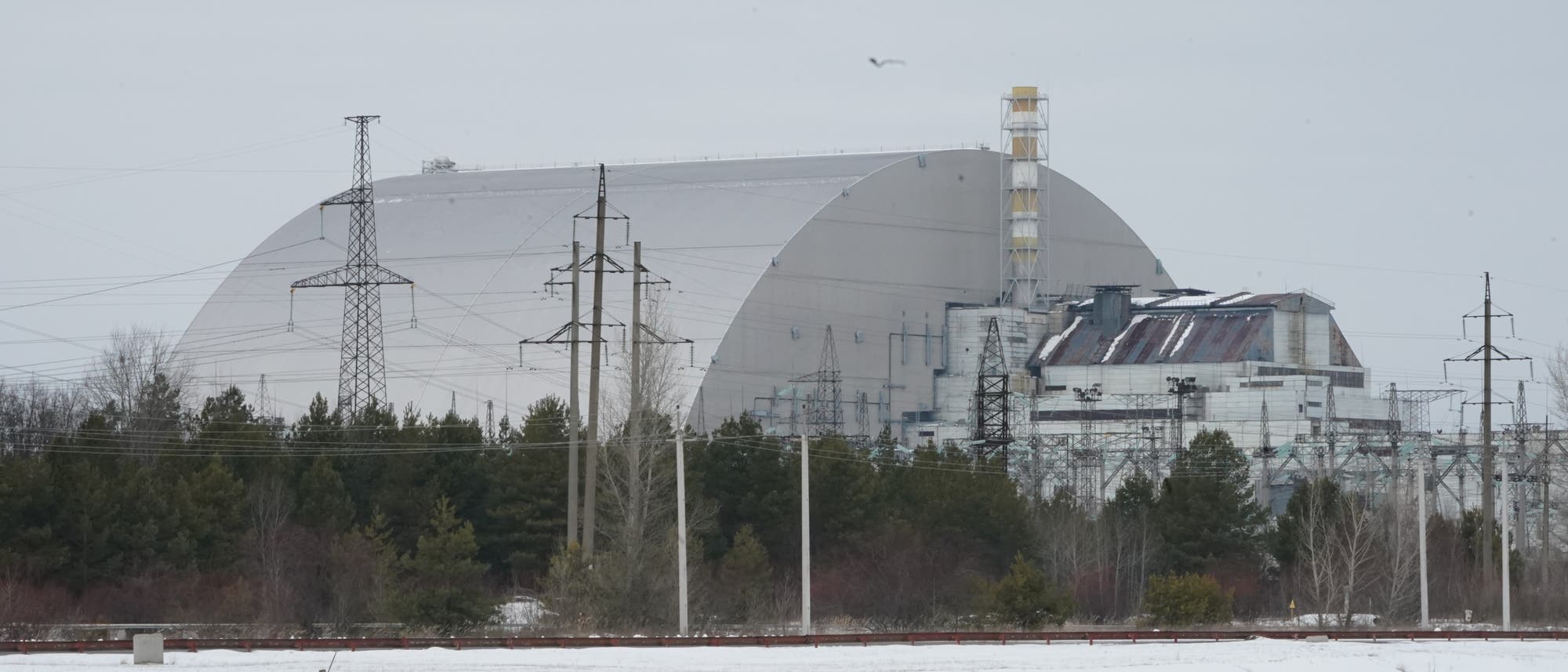 Der »Sarkophag« um die Reaktorruine von Tschernobyl