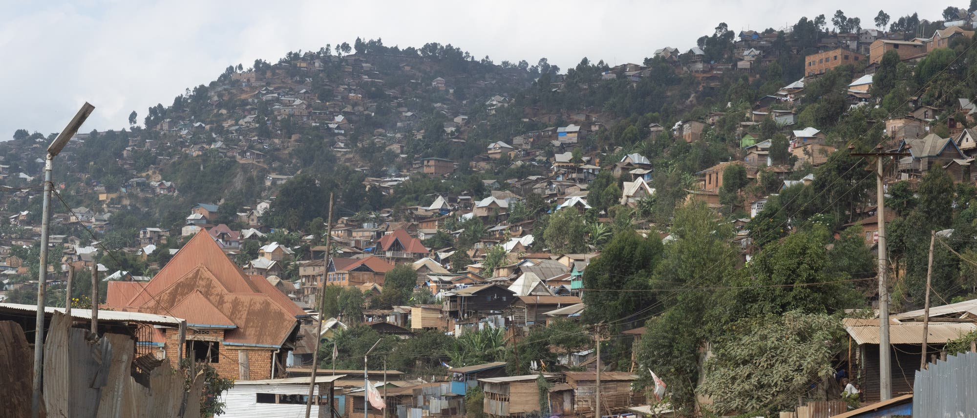Die Stadt Bukavu im Osten der Demokratischen Republik Kongo im Jahr 2022.