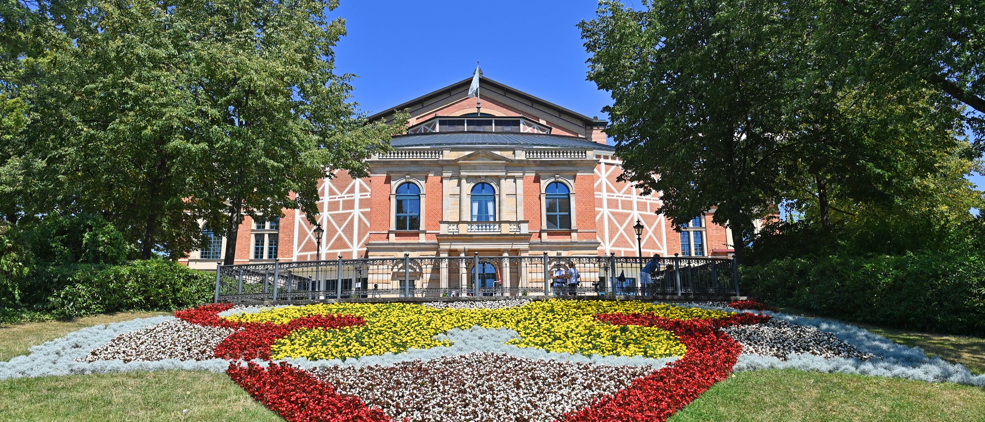 Das Festspielhaus in Bayreuth bei der Eröffnung der Richard Wagner Festspiele im Jahr 2022.