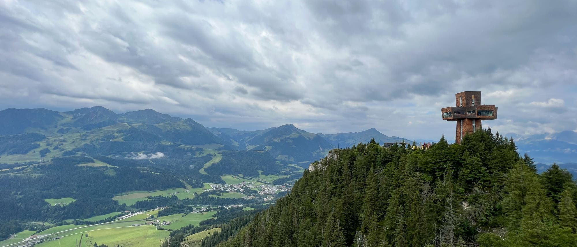 Das Jakobskreuz in der Region Pillersee im österreichischen Tirol.