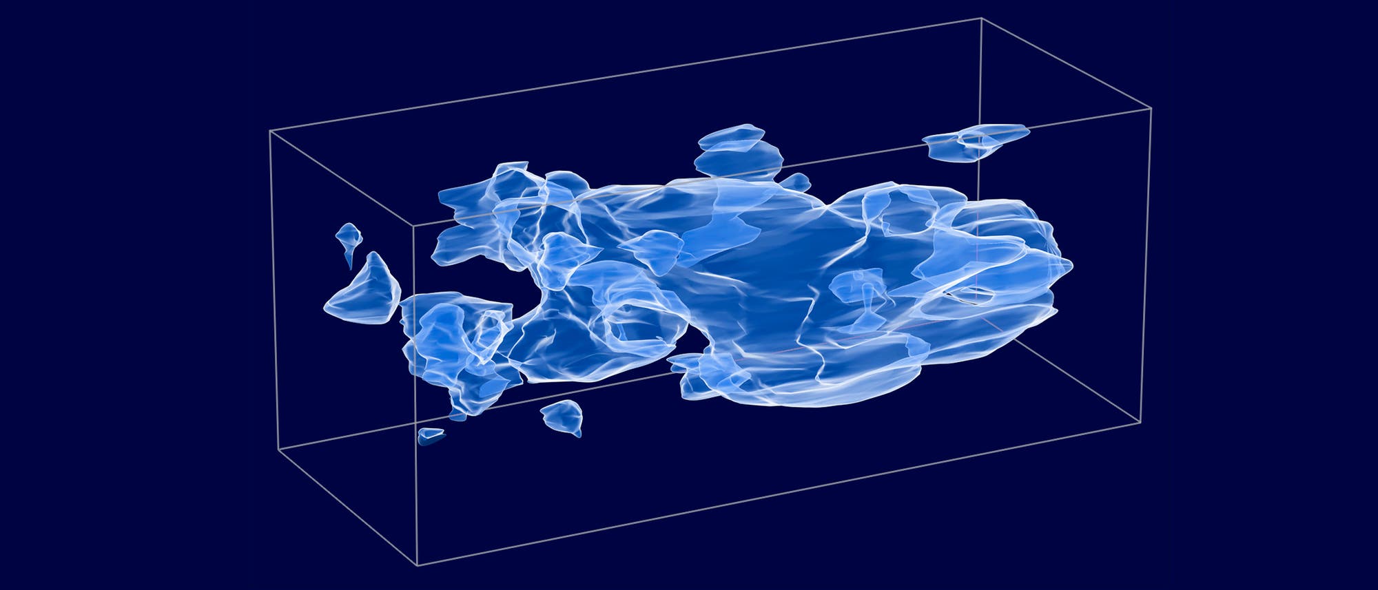 Die Verteilung der Dunklen Materie im Universum