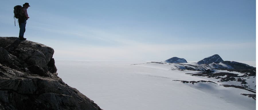 Nunatak auf Grönland